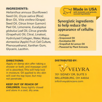 Velyra™ Anti-Cellulite Massage Oil